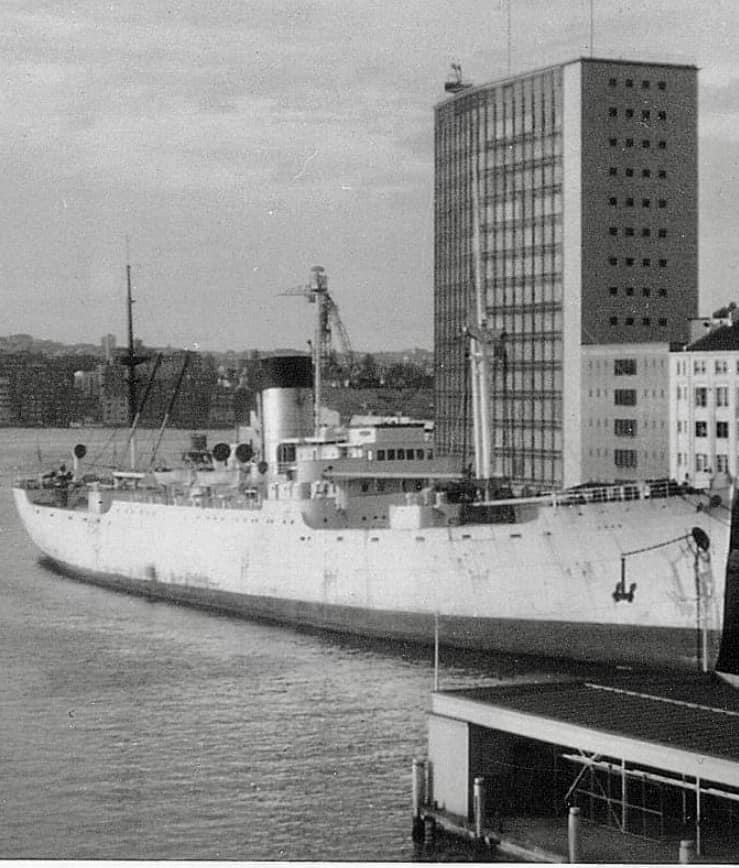 SS Trangie at Circular Quay, Sydney, Australia